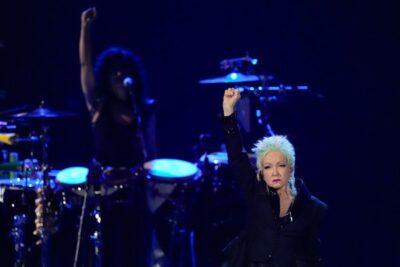 Cyndi Lauper calls for courage and Salt-N-Pepa romp through “Push It” as they join Rock Hall of Fame