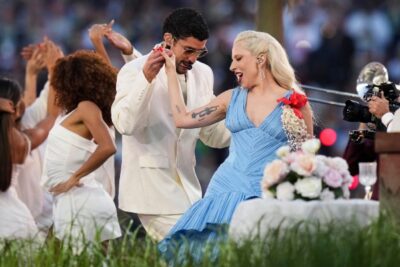 Bad Bunny brings Gaga, Martin and Puerto Rican pride to Super Bowl as Green Day, Puth play pregame
