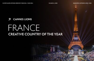 Cannes Lions honors France as the 2026 Creative Country of the Year