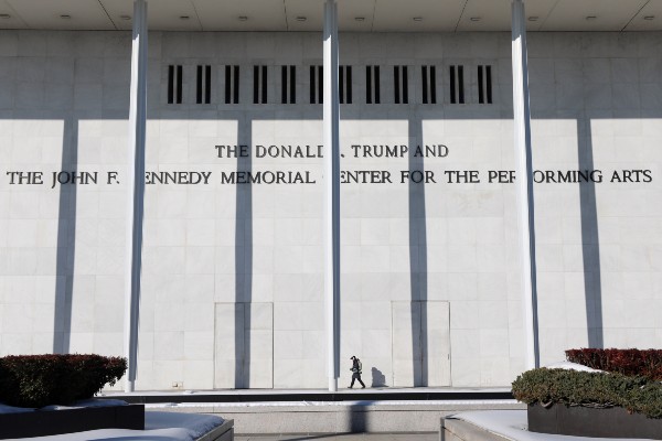 Democratic lawmaker asks judge to take Trump's name off Kennedy Center
